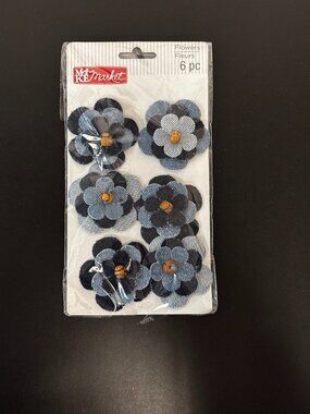 MAKE Market 6 Piece Flowers Fabric for Sewing on Clothes